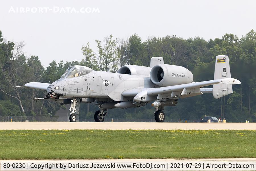 80-0230, 1980 Fairchild Republic A-10C Thunderbolt II C/N A10-0580, A-10C Thunderbolt 80-0230 IN from 163rd FS 