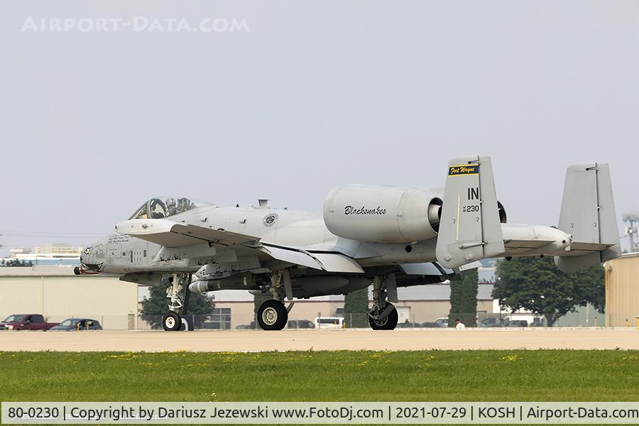 80-0230, 1980 Fairchild Republic A-10A Thunderbolt II C/N A10-0580, A-10C Thunderbolt 80-0230 IN from 163rd FS 