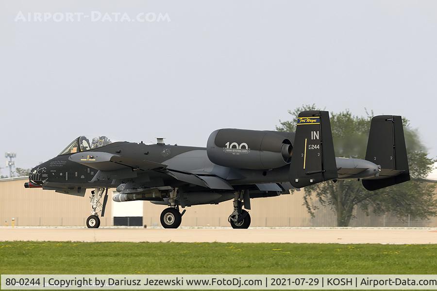 80-0244, 1980 Fairchild Republic A-10C Thunderbolt II C/N A10-0594, A-10C Thunderbolt 80-0244 IN from 163rd FS 