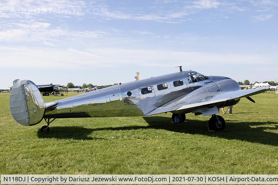 N118DJ, 1943 Beech D18S C/N 6152, Beech D18S  C/N 43-35634 , N118DJ