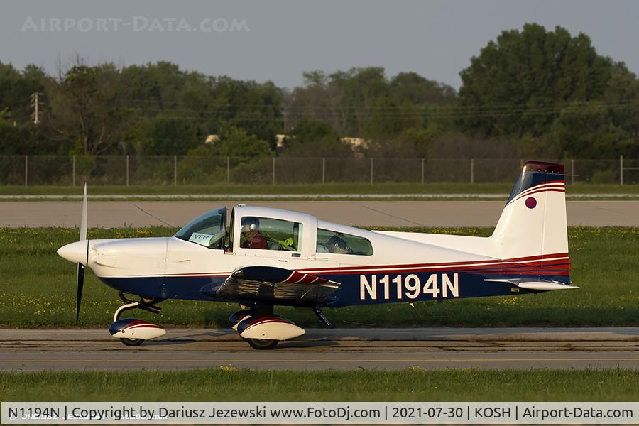 N1194N, 1991 American General AG-5B Tiger C/N 10081, American General Acft Corp AG-5B Tiger  C/N 10081, N1194N