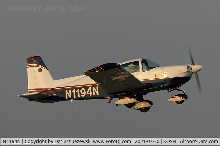 N1194N, 1991 American General AG-5B Tiger C/N 10081, American General Acft Corp AG-5B Tiger  C/N 10081, N1194N