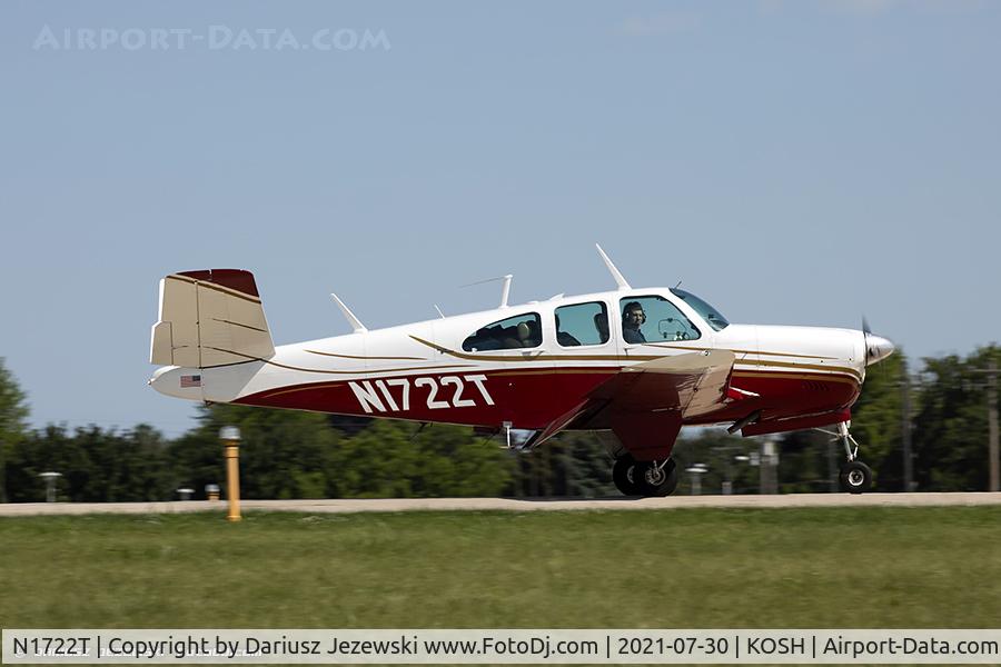 N1722T, 1963 Beech P35 Bonanza C/N D-7139, Beech P35 Bonanza  C/N D-7139, N1722T