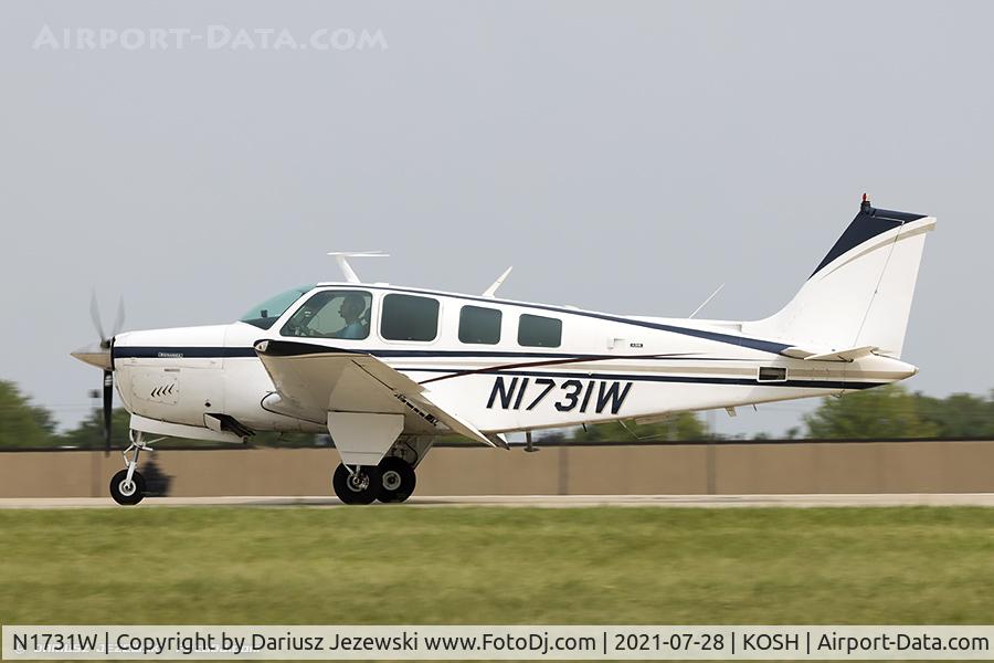 N1731W, 1972 Beech A36 Bonanza 36 C/N E-369, Beech A36 Bonanza 36  C/N E-369, N1731W