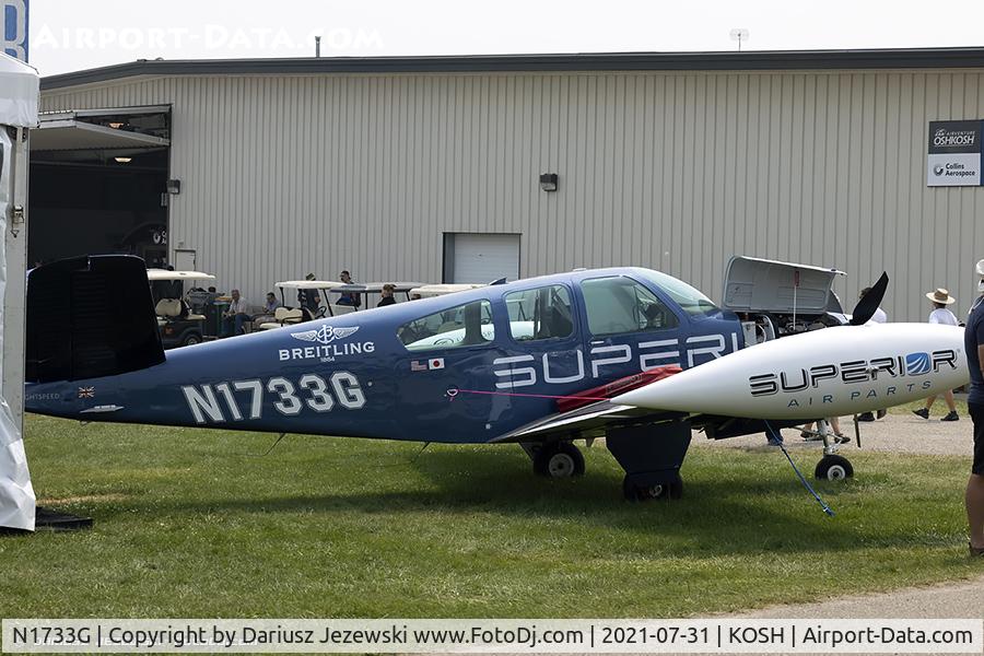 N1733G, 1962 Beech P35 Bonanza C/N D-6949, Beech P35 Bonanza  C/N D-6949, N1733G