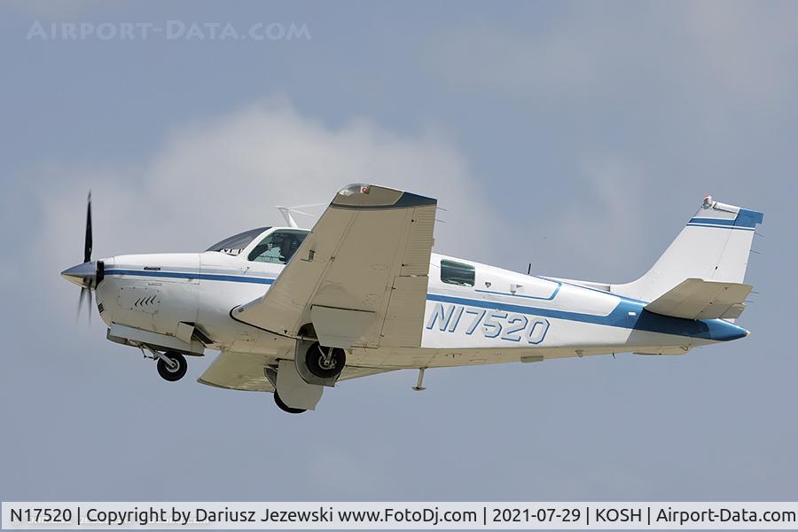 N17520, 1976 Beech A36 Bonanza 36 C/N E-974, Beech A36 Bonanza  C/N E-974, N17520