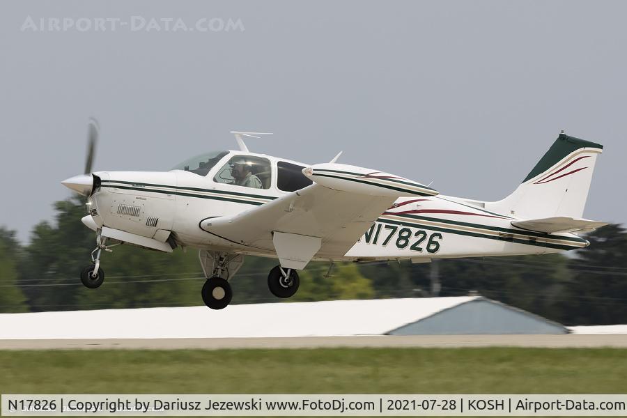N17826, 1977 Beech A36 Bonanza 36 C/N E-1036, Beech A36 Bonanza  C/N E-1036, N17826