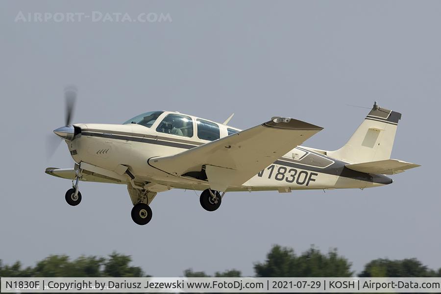 N1830F, 1981 Beech A36 Bonanza 36 C/N E-1905, Beech A36 Bonanza  C/N E-1905, N1830F