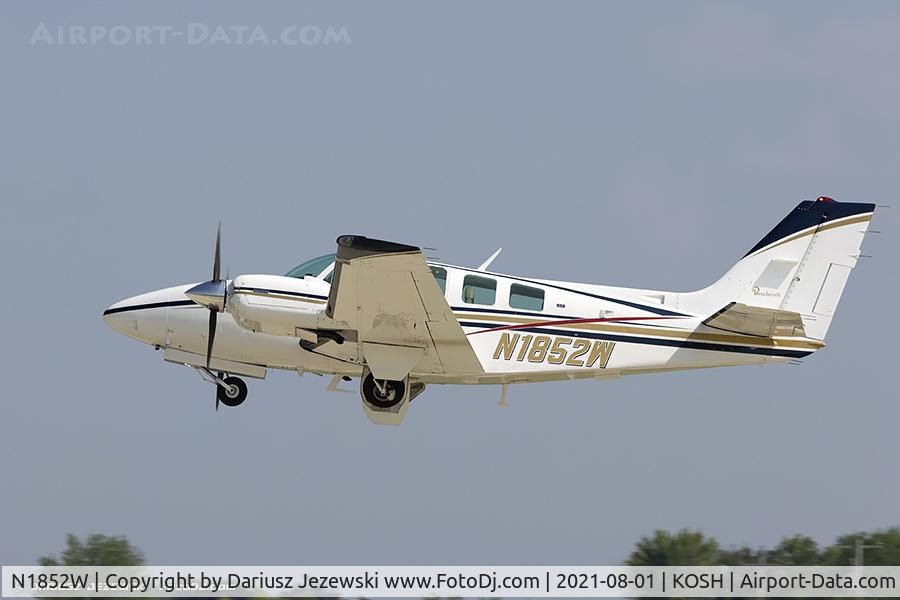 N1852W, 1973 Beech 58 Baron C/N TH-329, Beech 58 Baron  C/N TH-329, N1852W