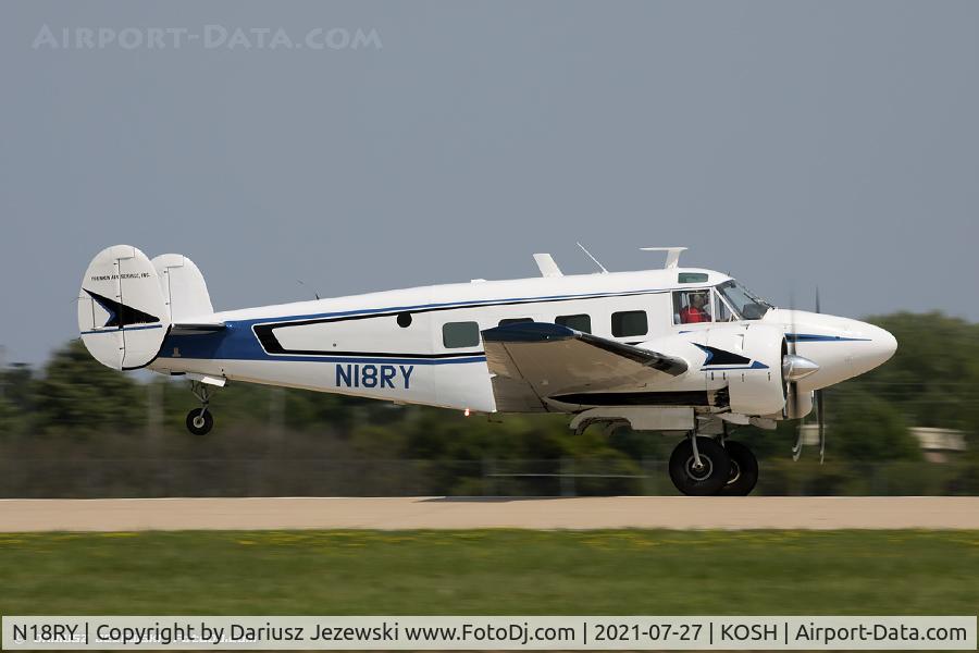 N18RY, 1957 Beech E18S C/N BA-325, Beech E18S  C/N BA-325, N18RY