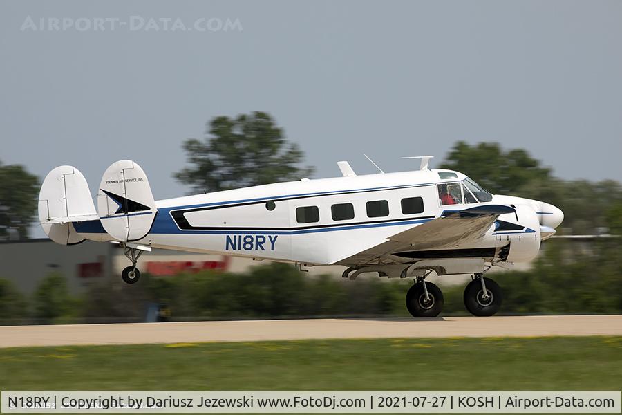 N18RY, 1957 Beech E18S C/N BA-325, Beech E18S  C/N BA-325, N18RY