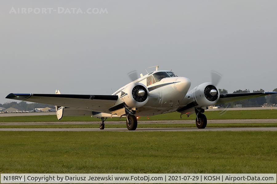N18RY, 1957 Beech E18S C/N BA-325, Beech E18S  C/N BA-325, N18RY