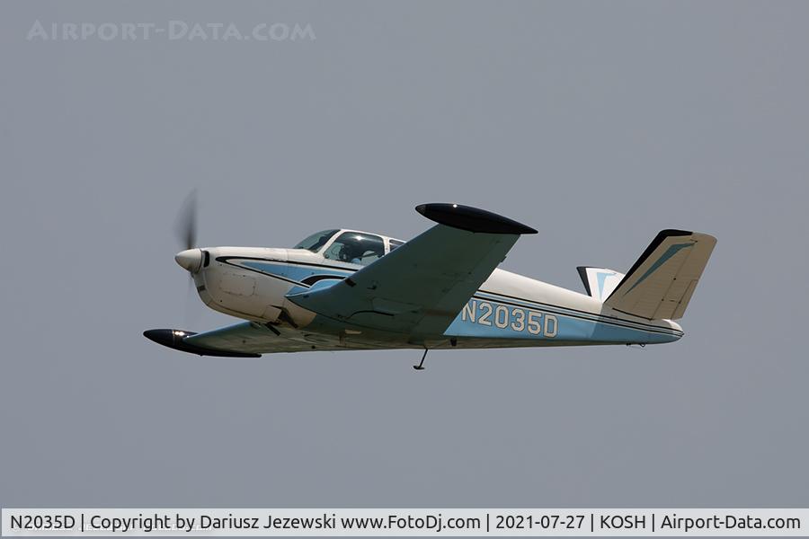 N2035D, 1952 Beech C35 Bonanza C/N D-3386, Beech C35 Bonanza  C/N D-3386, N2035D