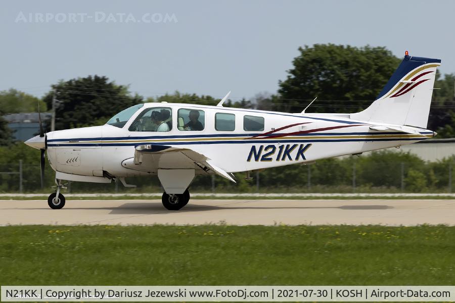 N21KK, 1979 Beech A36 Bonanza 36 C/N E-1563, Beech A36 Bonanza  C/N E-1563, N21KK