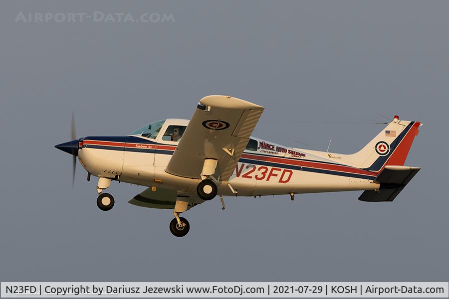 N23FD, 1975 Beech C23 Sundowner 180 C/N M-1663, Beech C23  C/N M-1663, N23FD