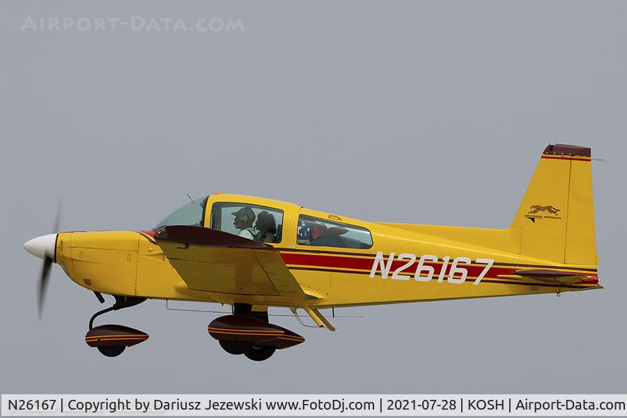 N26167, 1977 Grumman American AA-5A Cheetah C/N AA5A0461, American Aviation AA-5A Cheetah  C/N AA5A0461, N26167