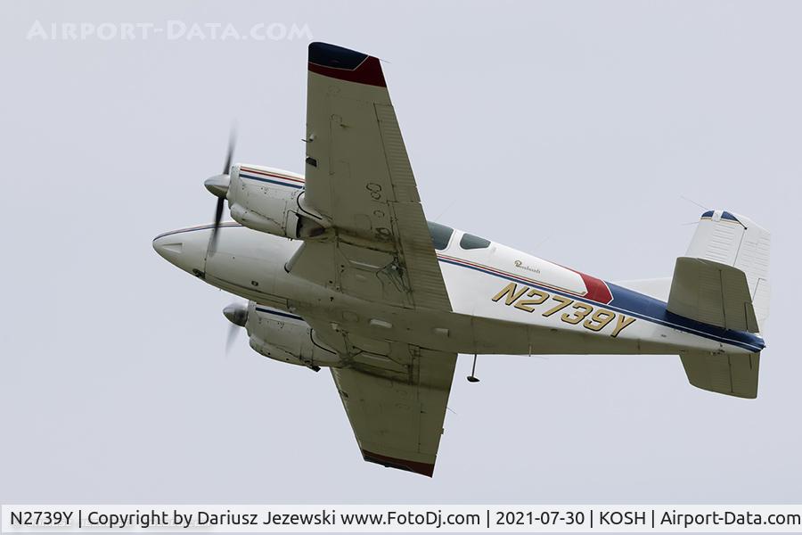 N2739Y, 1958 Beech 95 Travel Air C/N TD-92, Beech 95 Travel Air  C/N TD-92, N2739Y