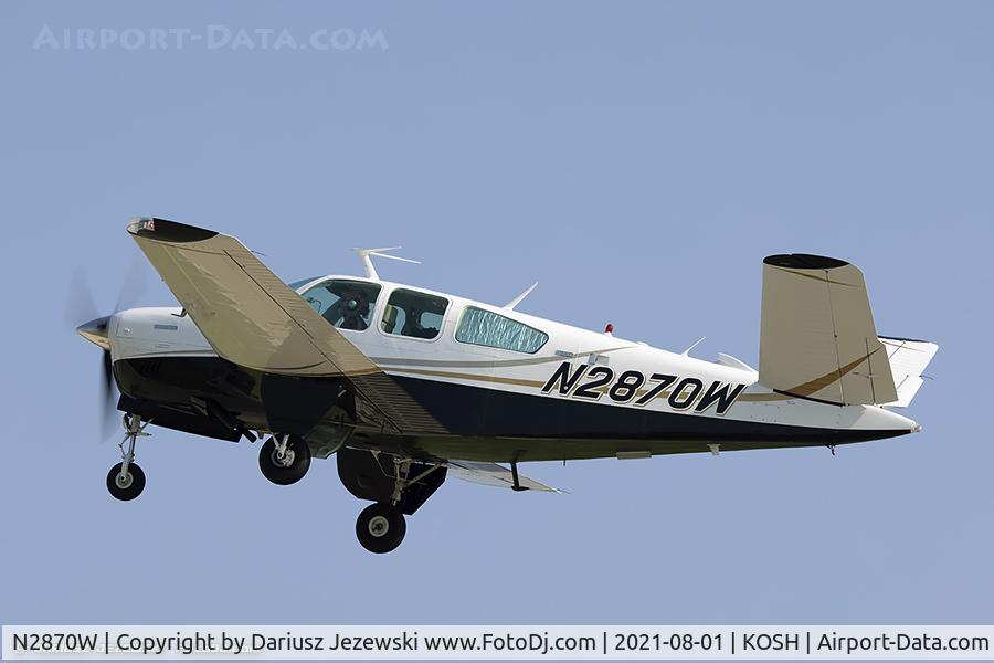 N2870W, 1973 Beech V35B Bonanza C/N D-9501, Beech V35B Bonanza  C/N D-9501, N2870W