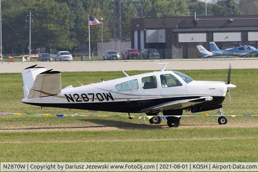 N2870W, 1973 Beech V35B Bonanza C/N D-9501, Beech V35B Bonanza  C/N D-9501, N2870W