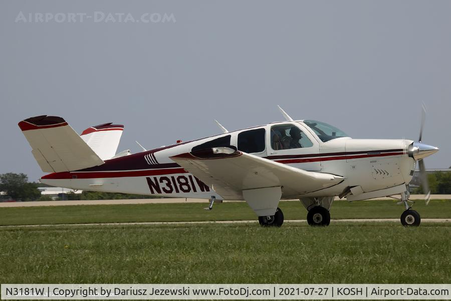 N3181W, 1974 Beech V35B Bonanza C/N D-9575, Beech V35B Bonanza  C/N D-9575, N3181W