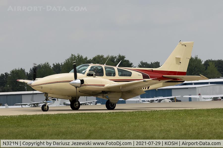 N321N, 1968 Beech D55 Baron C/N TE-583, Beech D55 Baron  C/N TE-583, N321N