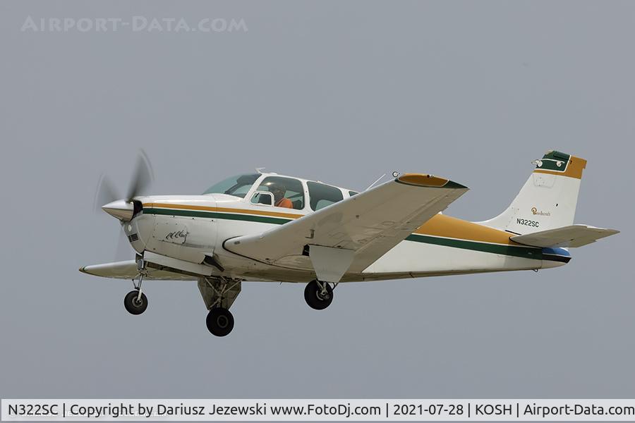 N322SC, 1960 Beech 35-A33 Debonair C/N CD-274, Beech 35-A33 Debonair  C/N CD-274, N322SC