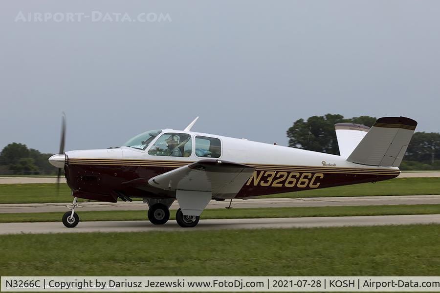 N3266C, 1954 Beech E35 C/N D-3932, Beech E35 Bonanza  C/N D-3932, N3266C