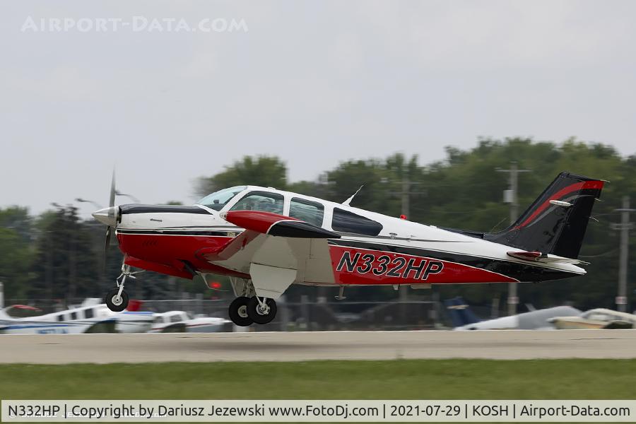 N332HP, 1990 Beech F33A Bonanza C/N CE1508, Beech F33A Bonanza  C/N CE1508, N332HP