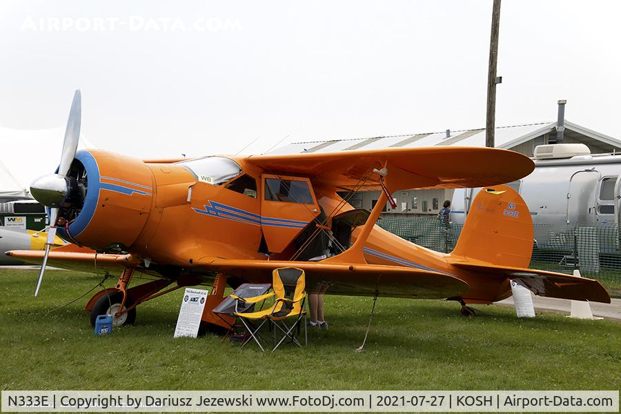 N333E, 1943 Beech D17S Staggerwing C/N 4878, Beech D17S Staggerwing C/N 4878, NC333E
