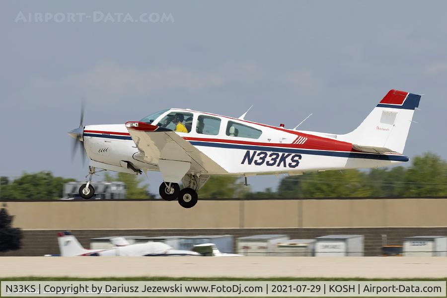 N33KS, 1987 Beech F33A Bonanza C/N CE-1142, Beech F33A Bonanza  C/N CE-1142, N33KS