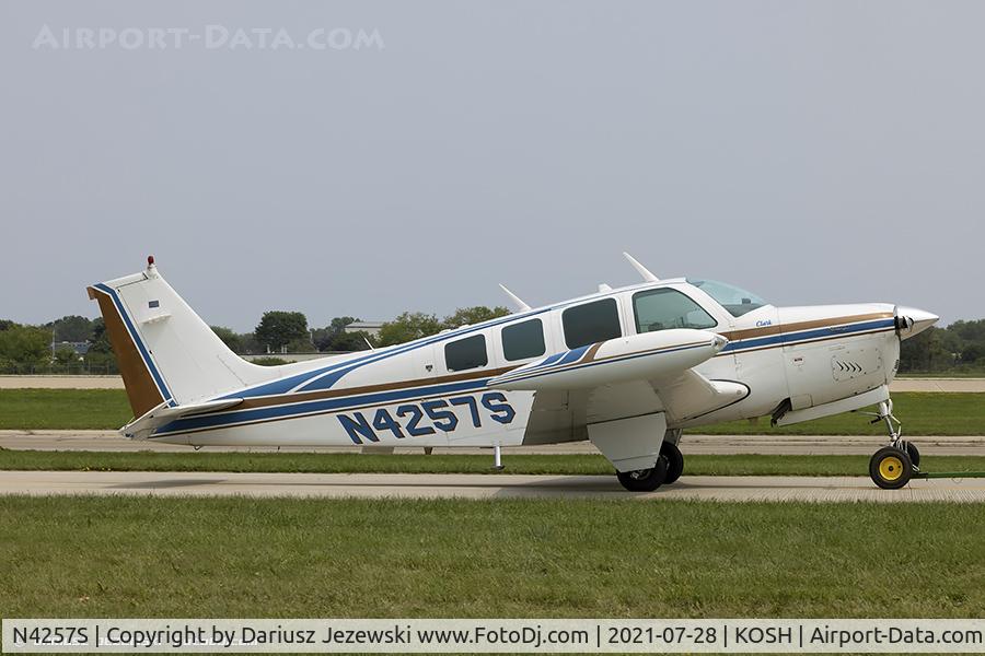 N4257S, 1976 Beech A36 Bonanza 36 C/N E-939, Beech A36 Bonanza  C/N E-939, N4257S