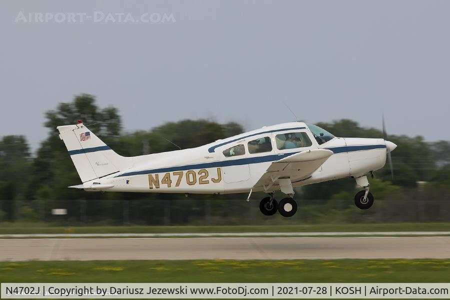 N4702J, 1966 Beech A23A C/N M-1009, Beech A23A Musketeer  C/N M-1009, N4702J