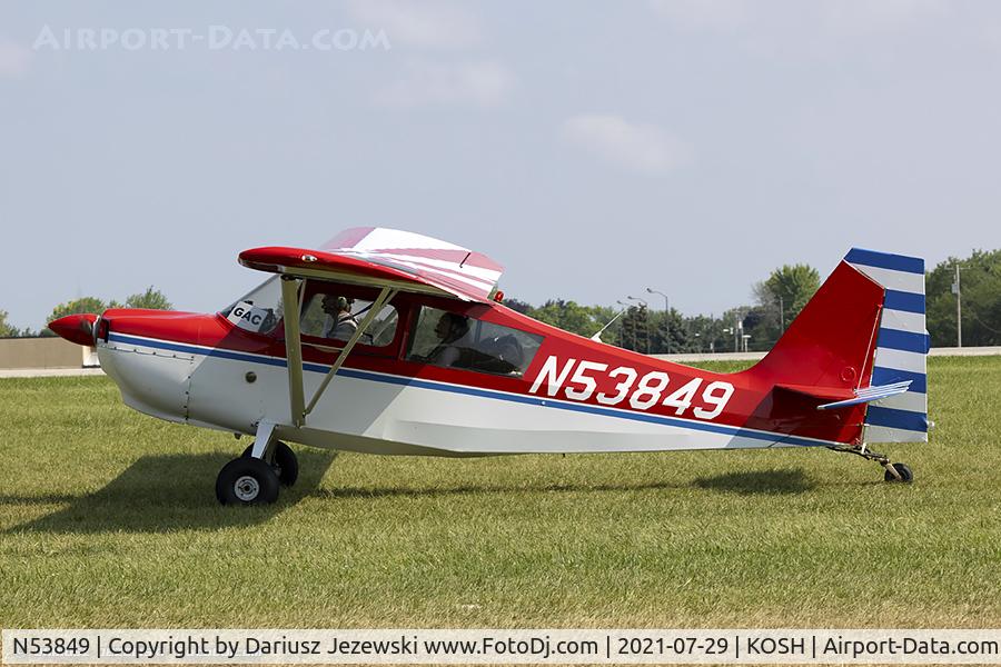 N53849, 1975 Bellanca 7GCAA C/N 324-76, Bellanca 7GCAA Citabria  C/N 324-76, N53849