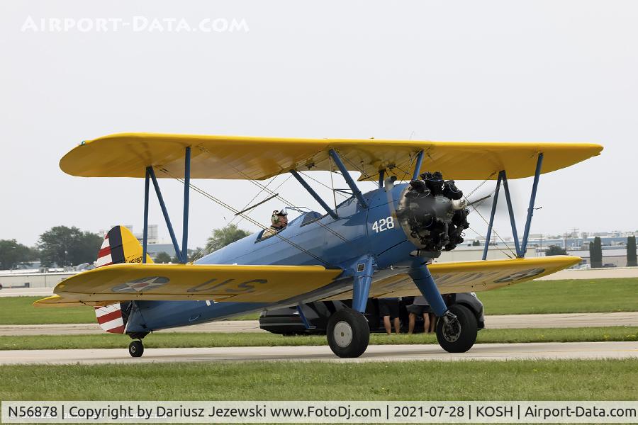 N56878, 1943 Boeing A75N1(PT17) C/N 75-1712, Boeing A75N1(PT17) Stearman  C/N 75-1712, N56878