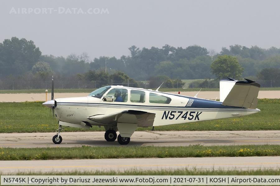 N5745K, 1964 Beech S35 Bonanza C/N D-7555, Beech S35 Bonanza  C/N D-7555, N5745K