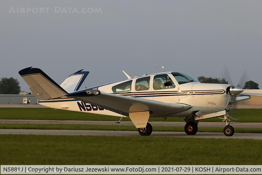 N5881J, 1965 Beech S35 Bonanza C/N D-7871, Beech S35 Bonanza  C/N D-7871, N5881J