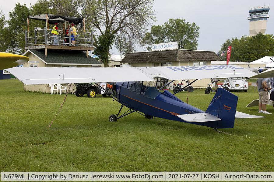 N629ML, Pietenpol Air Camper C/N 001, Air Camper  C/N 1, NX629ML