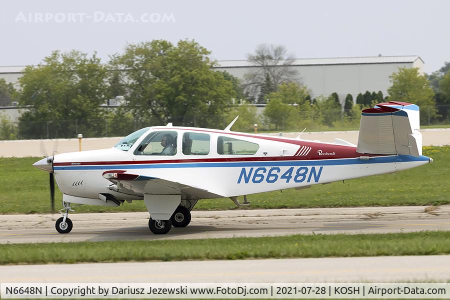 N6648N, 1979 Beech V35B Bonanza C/N D-10250, Beech V35B Bonanza  C/N D-10250, N6648N