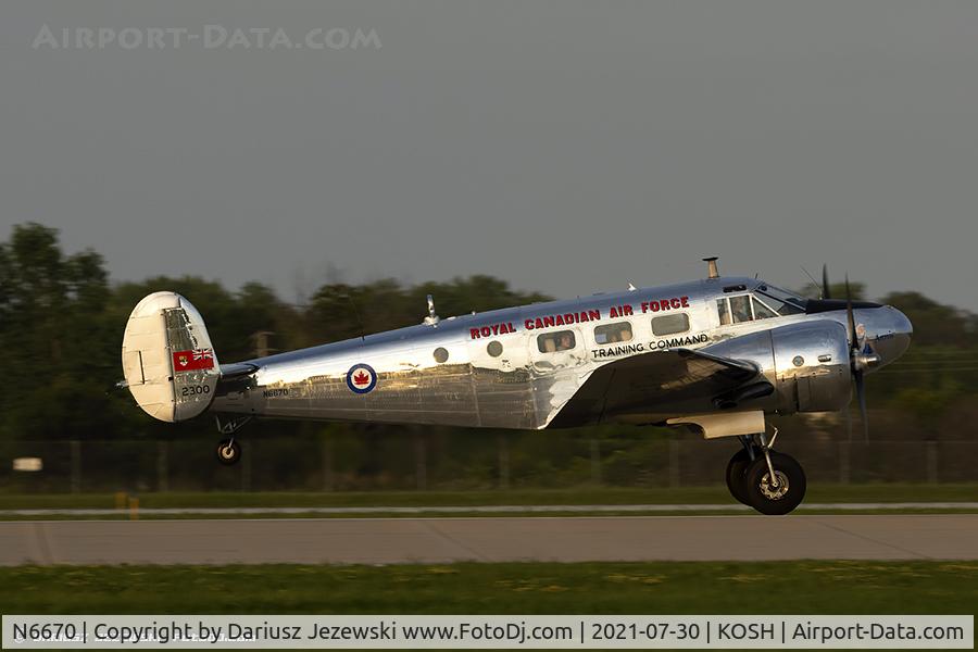N6670, 1952 Beech 3N Expeditor C/N CA-98, Beech 3N Twin Beech  C/N CA-98, N6670
