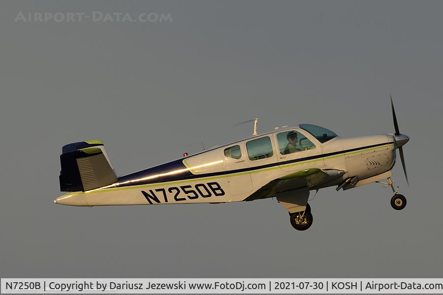 N7250B, 1958 Beech J35 Bonanza C/N D-5586, Beech J35 Bonanza  C/N D-5586, N7250B