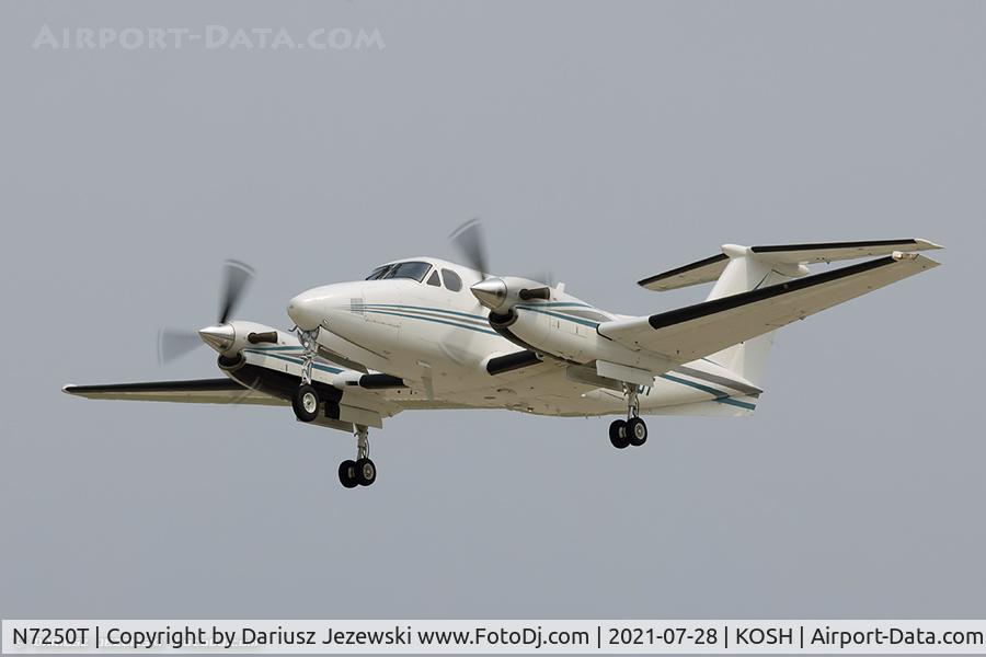 N7250T, 1985 Beech B200 King Air C/N BB-1237, Beech B200 King Air  C/N BB-1237, N7250T