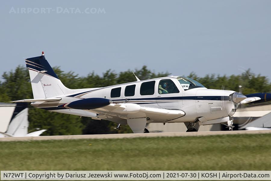 N72WT, 1984 Beech A36 Bonanza 36 C/N E-2165, Beech A36 Bonanza  C/N E-2165, N72WT
