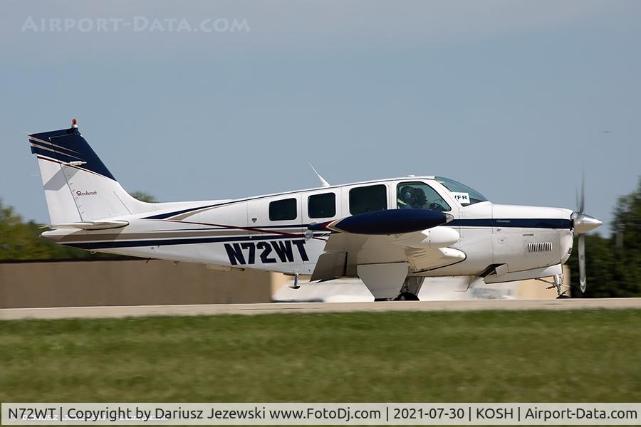 N72WT, 1984 Beech A36 Bonanza 36 C/N E-2165, Beech A36 Bonanza  C/N E-2165, N72WT