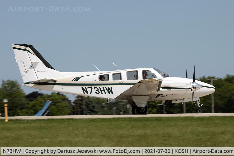 N73HW, 1979 Beech 58P Baron C/N TJ-223, Beech 58 Baron  C/N TJ-223, N73HW