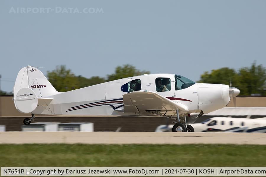 N7651B, 1957 Bellanca 14-19-2 Cruisair Senior C/N 4002, Bellanca 14-19-2 Cruisemaster  C/N 4002, N7651B