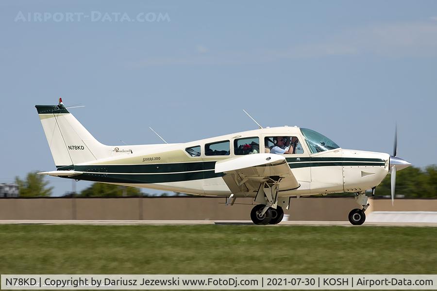 N78KD, 1978 Beech C24R C/N MC-569, Beech C24R Sierra  C/N MC-569, N78KD