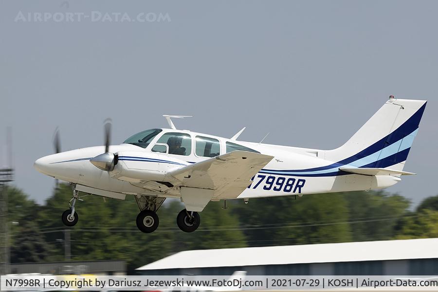 N7998R, 1969 Beech 95-B55 (T42A) Baron C/N TC-1241, Beech 95-B55 Baron (T-42A)  C/N TC-1241, N7998R