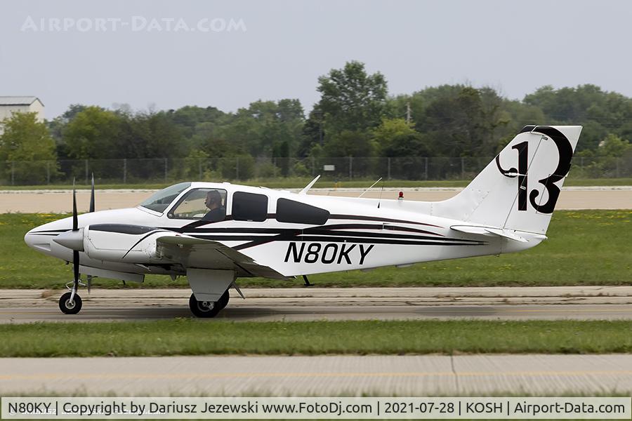 N80KY, 1961 Beech 95-55 C/N TC-86, Beech 95-55 Baron  C/N TC-86, N80KY