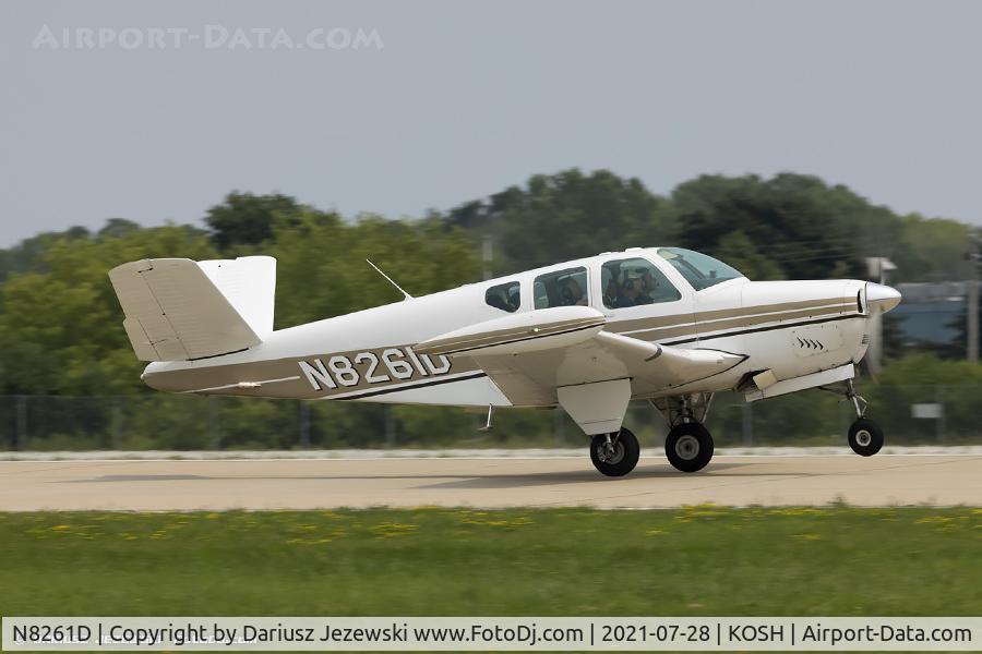 N8261D, 1957 Beech J35 Bonanza C/N D-5366, Beech J35 Bonanza  C/N D-5366, N8261D