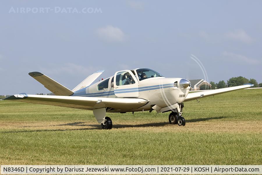 N8346D, 1958 Beech J35 Bonanza C/N D-5447, Beech J35 Bonanza  C/N D-5447, N8346D